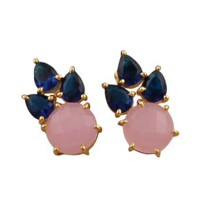 Multi Gemstone Studs (SS050)