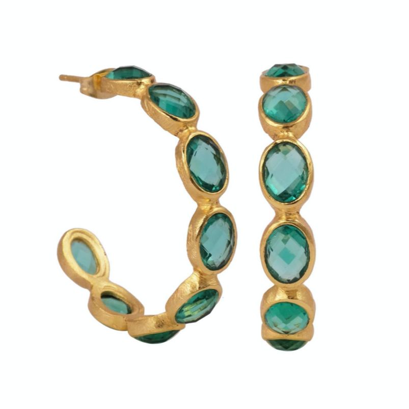 Gemstone Hoops (SS033)
