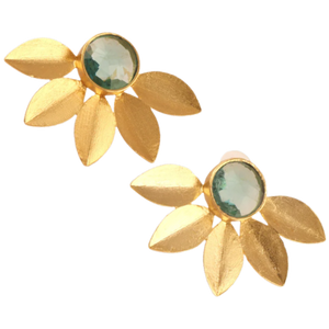 Gemstone and Gold Leaves (SS070)