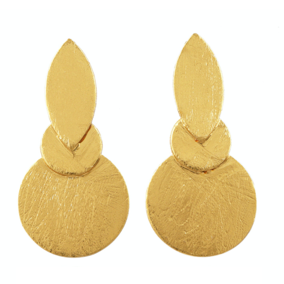 Long Gold Marquis and Circles (SS081)