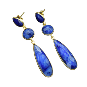 Gemstone Teardrops (SS055)